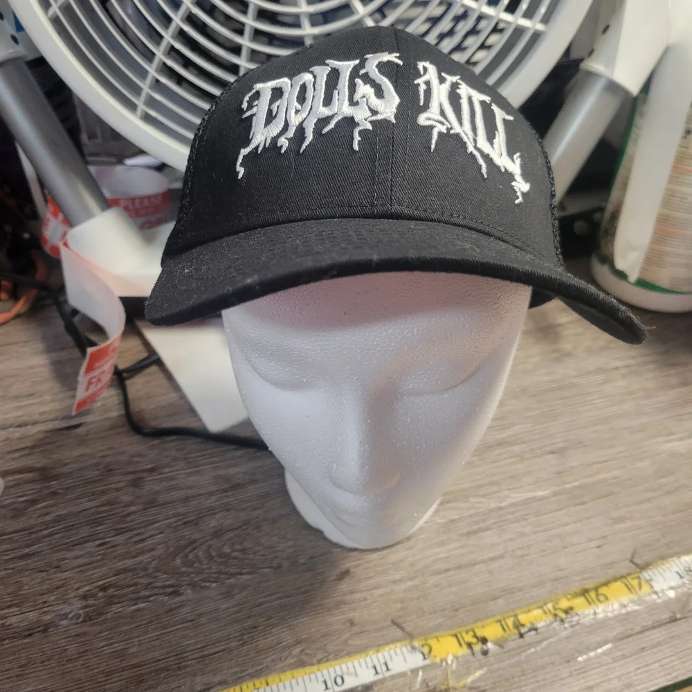 Dolls Kill NEW Gothic Black‎ Cap